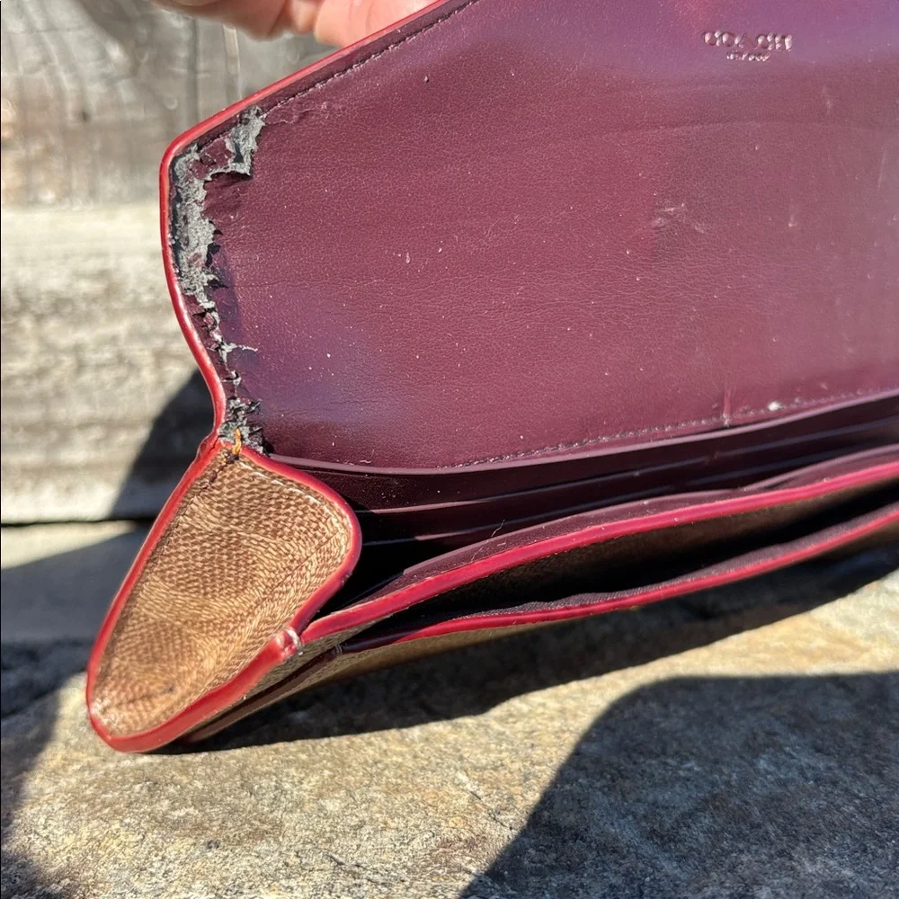 Coach Signature C Long Wallet REHAB WALLET WITH CALLOUTS - Picture 13 of 16